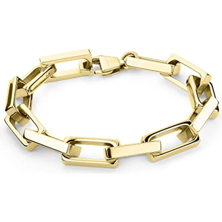 LIEBESKIND Berlin Armband LJ-1083-B-21, Edelstahl IP Gold, 21 cm, Karabinerverschluss – Bild 1