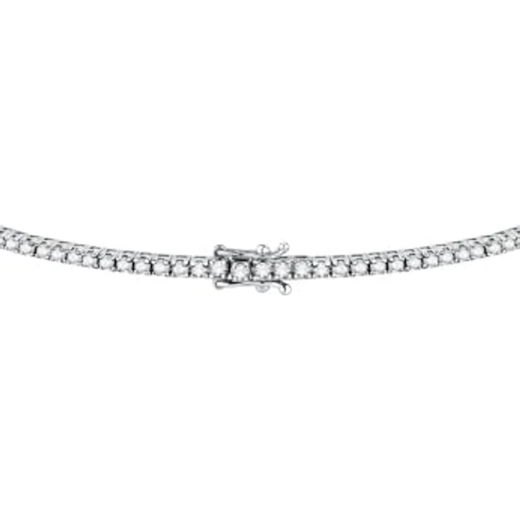 CHRIST Damen-Armband 585er Weißgold mit 87 Diamanten, One Size – Bild 2