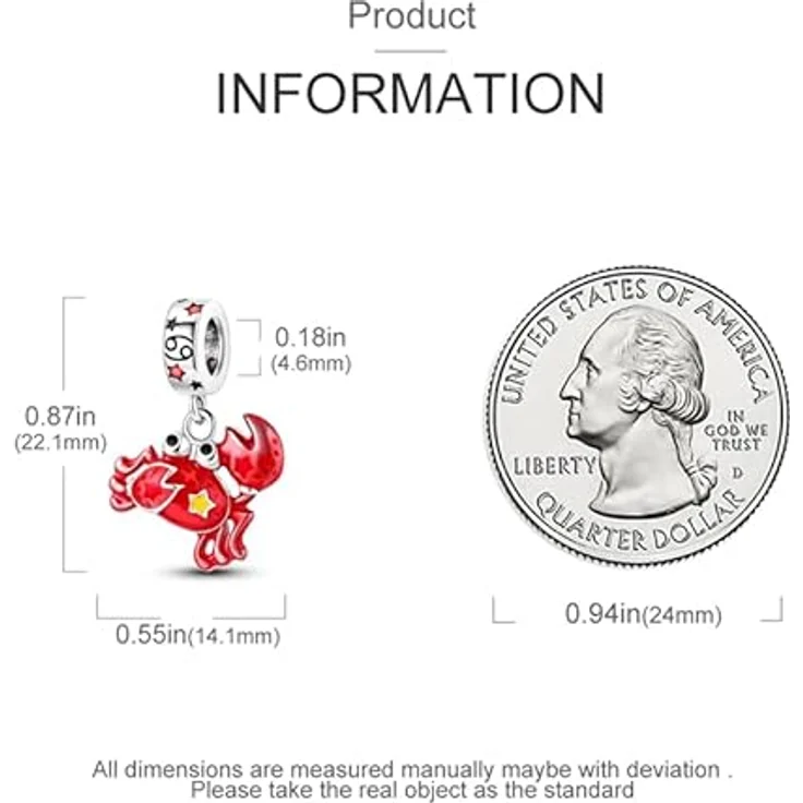 Pandach Damen Charm Anhänger Sternzeichen 925 Sterling Silber, 12 Sternbilder Charms Beads für Pandora Armband und Halskette – Bild 5