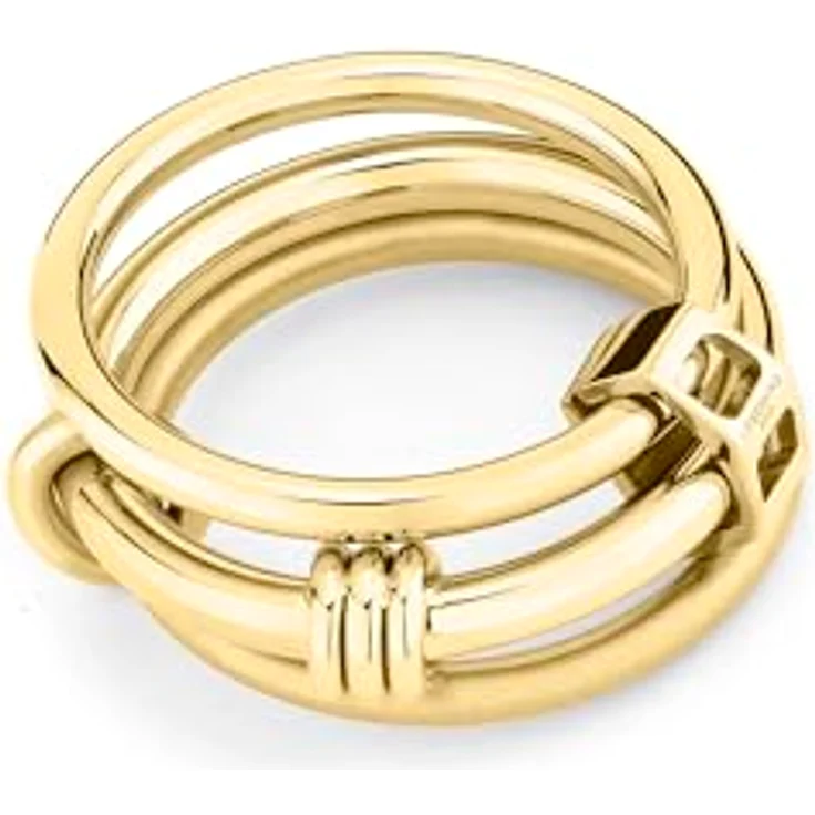 LIEBESKIND Ring LJ-1427-R-54, Edelstahl IP Gold poliert, Größe 54 – Bild 3