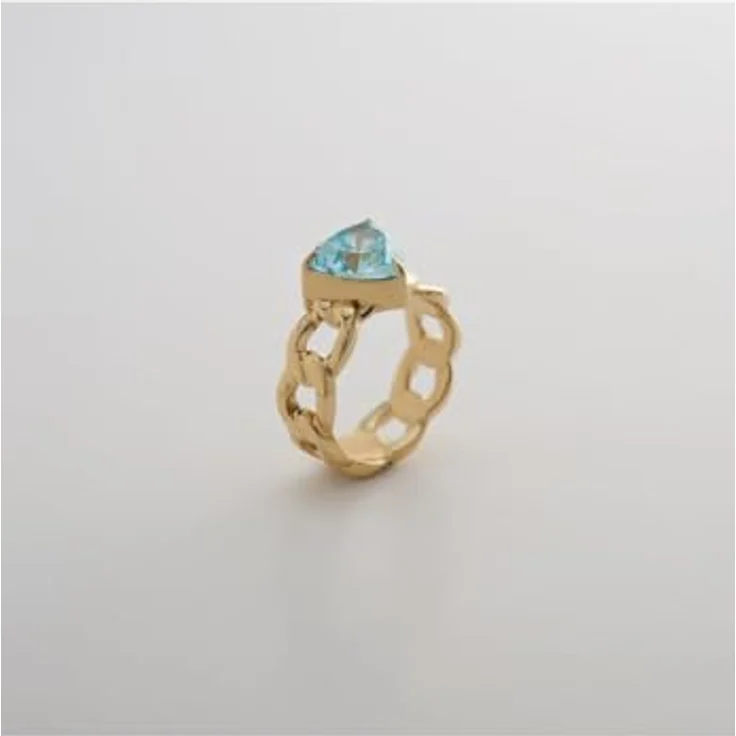Guido Maria Kretschmer Damen-Damenring Edelstahl mit Zirkonia, Gelbgold 32031756 – Bild 3