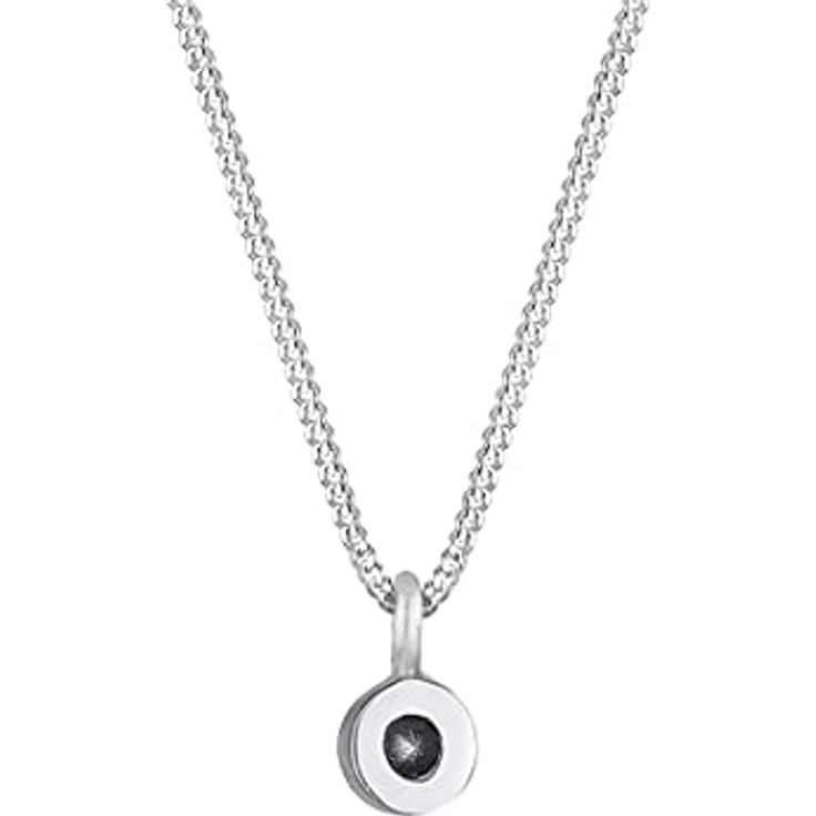 Elli Halskette Damen Basic Solitär mit Kristall, 925 Sterling Silber, Handgefertigt, Anlaufgeschützt – Bild 4