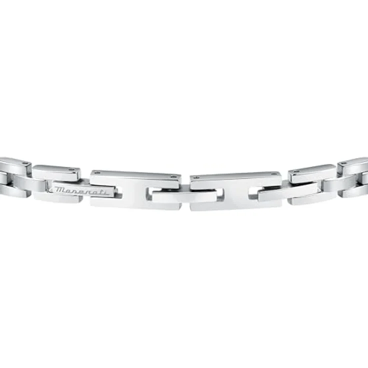 Maserati Herren-Stahlarmband, ICONIC-Kollektion, 21,5 cm mit praktischem Schmuckverschluss – JM324AVD57 – Bild 3