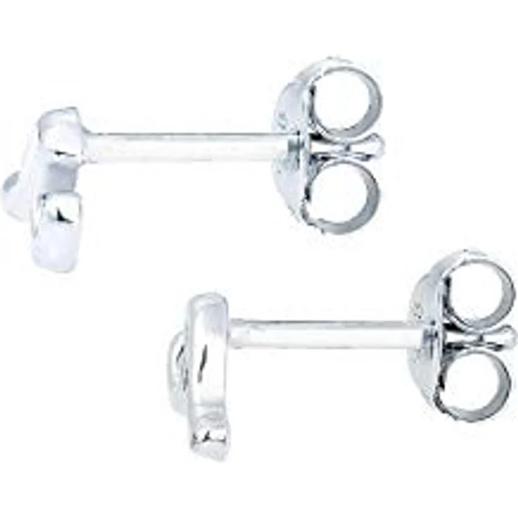 Elli Ohrringe Damen Ohrstecker Wellen, dezente 925 Sterling Silber Schmuckstücke, hochglanzpoliert und anlaufgeschützt – Bild 3