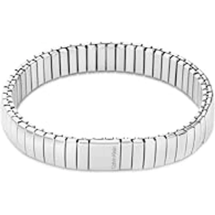 Calvin Klein CK STACKED Set aus 3 Armbändern für Damen aus poliertem Edelstahl, inklusive Stretcharmband und Kettenarmband, ideal zum Layering – Bild 2