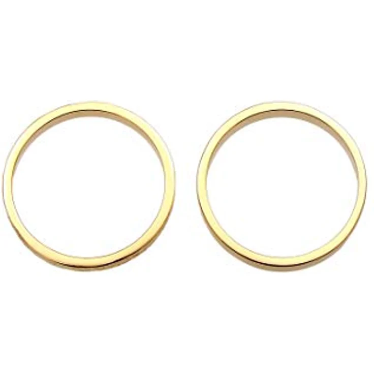 Elli Ring Damen Set Basic Look Gehämmert, kombinierbar, 925 Sterling Silber, handgefertigt – Bild 3