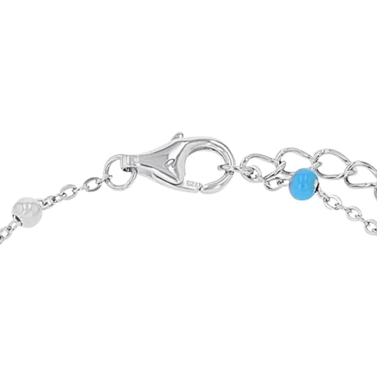 Prinzessin Lillifee Armband Sternschnuppe, 925 Sterling Silber mit Zirkonia, verstellbare Länge 12+2 cm, filigrane Optik – Bild 3