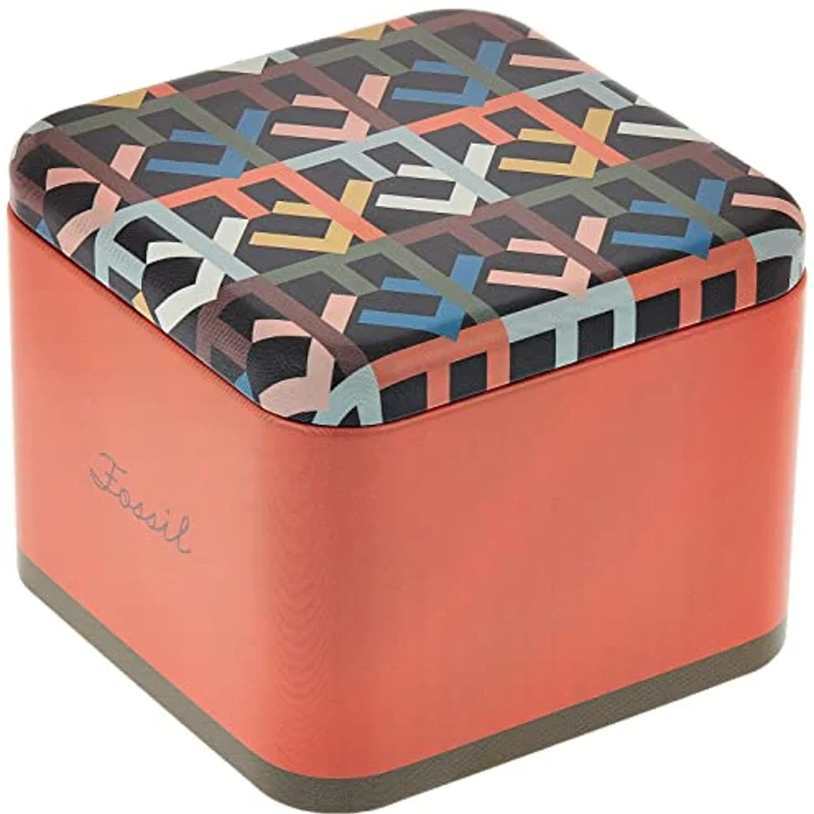 Fossil JF02763040, Herren-Armband aus Leder und Edelstahl, schwarz-silber, Innenlänge 180 mm + 15 mm, umklappbarer Verschluss – Bild 4