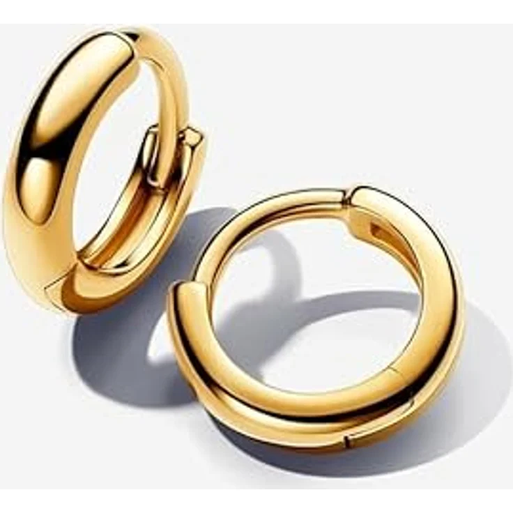 Pandora Creolen Essence 263286C00, Creolen aus Metall in Gelbgold mit abriebfester Vergoldung – Bild 2