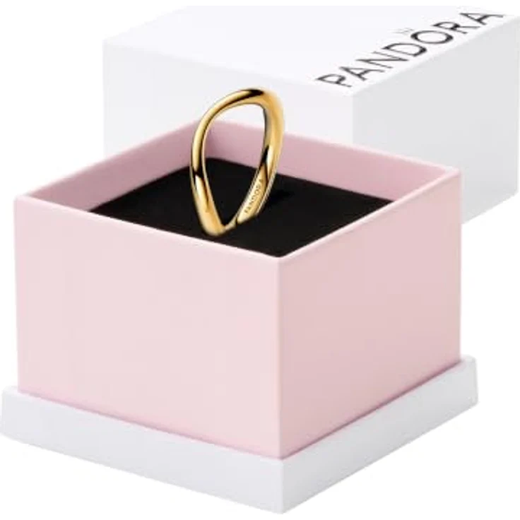 Pandora 163314C00 Damenring, goldfarben aus der Essence Kollektion, goldplattiert, 2,5 mm Ringschienenbreite – Bild 1