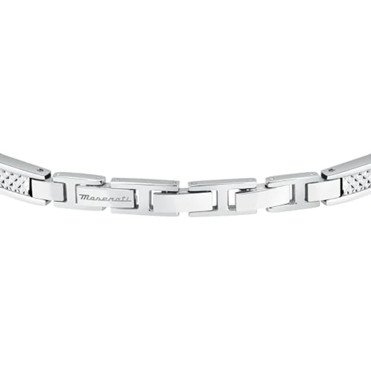 Maserati Herrenarmband JM423AVD21, aus Stahl mit blauem IP-Finish, 18,5+3 cm, Iconic Collection – Bild 3
