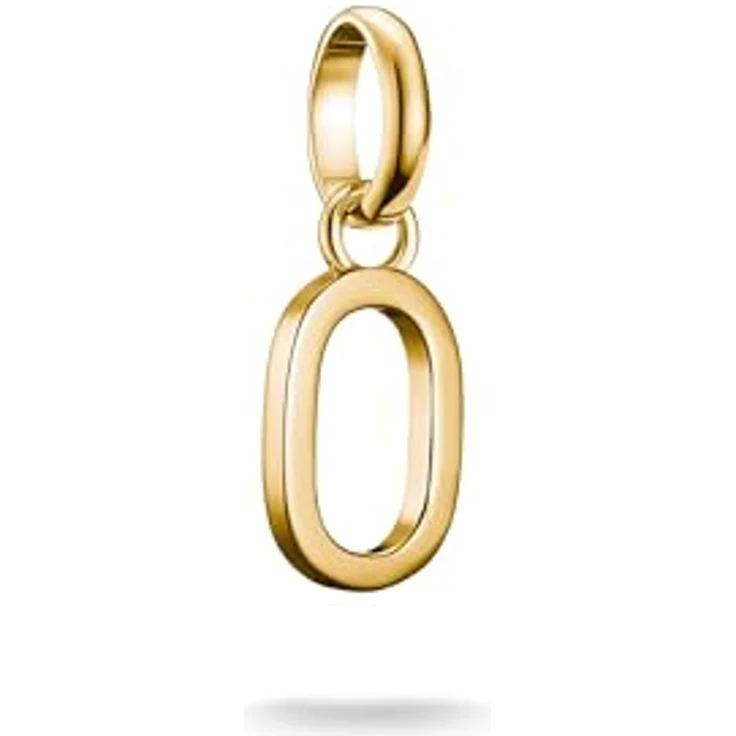 Thomas Sabo Charm Club Connect Charm-Anhänger Buchstabe O, 18k vergoldet, recyceltes 925 Silber, CC1221-413-39 – Bild 1