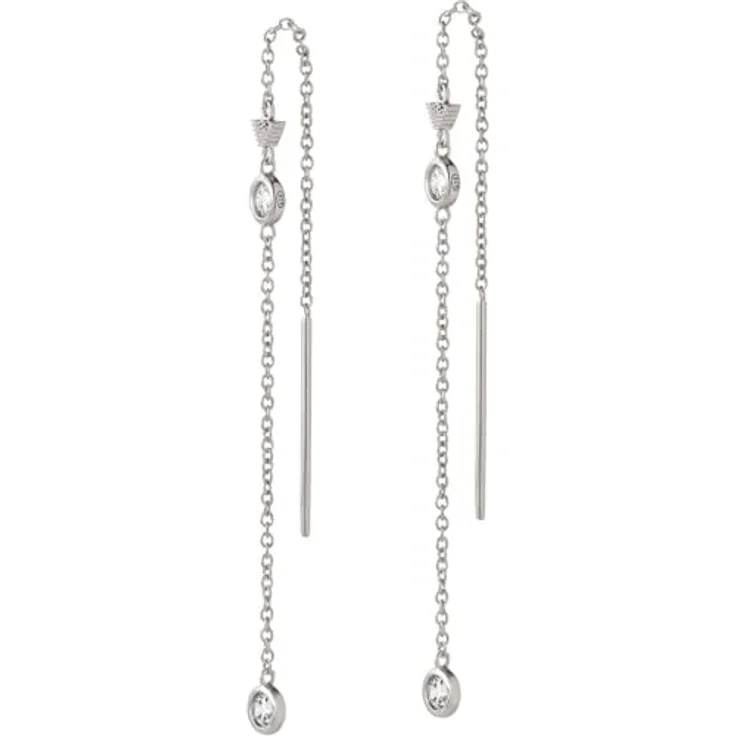 Emporio Armani Damen Sterling Silber Tropfenohrring, EG3617040, Silber, Ohrbügelverschluß, Lässig – Bild 1