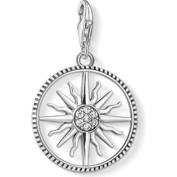 Thomas Sabo Charm Träger 925 Sterling Silber, Charm Club Anhänger mit Karabinerhaken – Bild 1