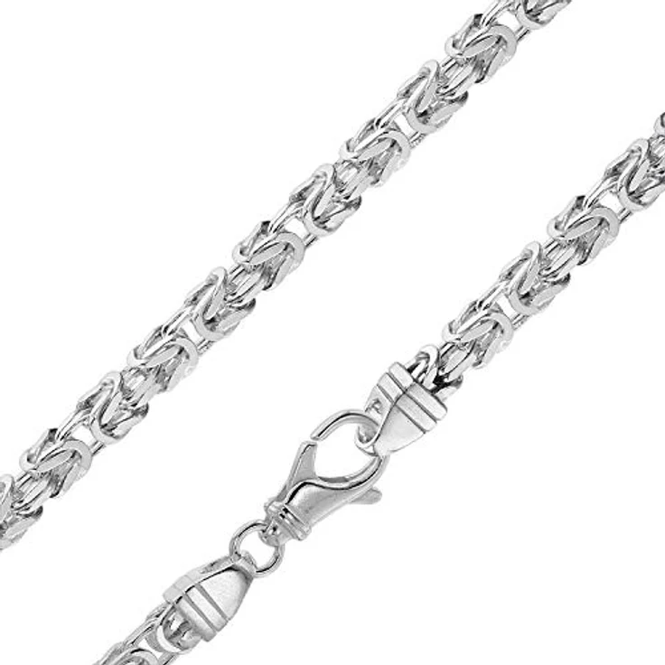 trendor Königskette Armband aus Sterlingsilber 925, 4,7 mm breit, 19 cm, Herren-Schmuck – Bild 2