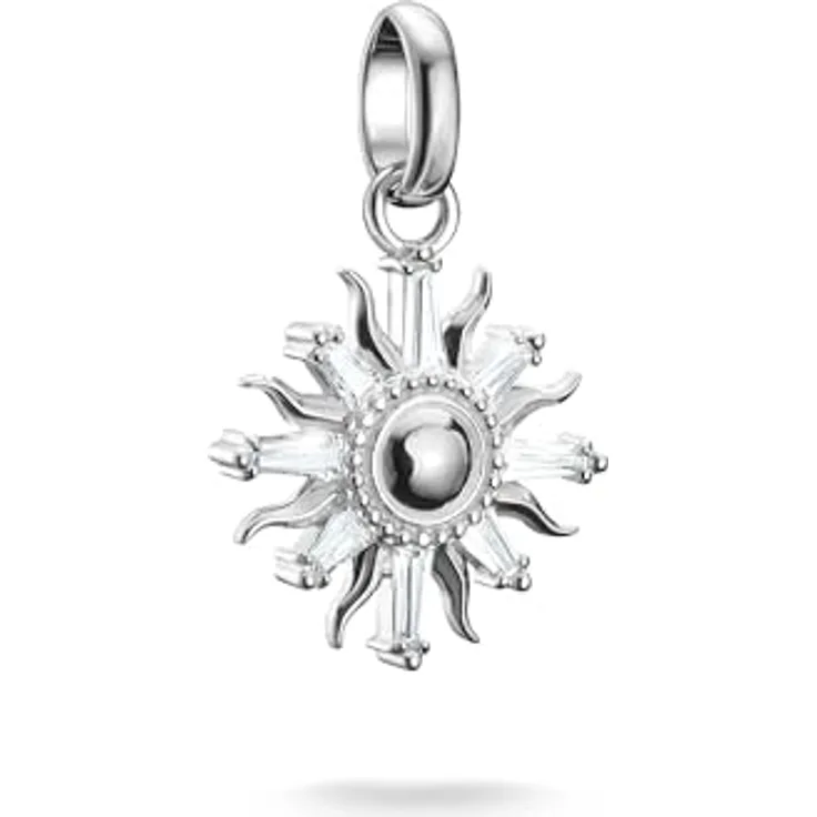 Thomas Sabo Charm Charm Club CC1246-051-14, Charm-Anhänger aus Silber mit Detailverarbeitung