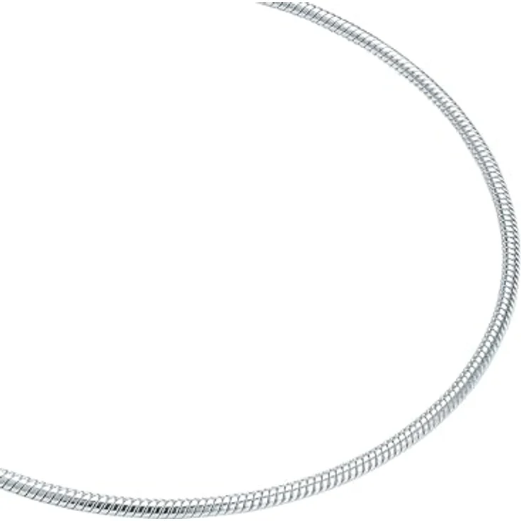True Rebels Edelstahl Schlangenarmband für Herren, silber, mit Karabinerverschluss, kratzfest und robust – Bild 2