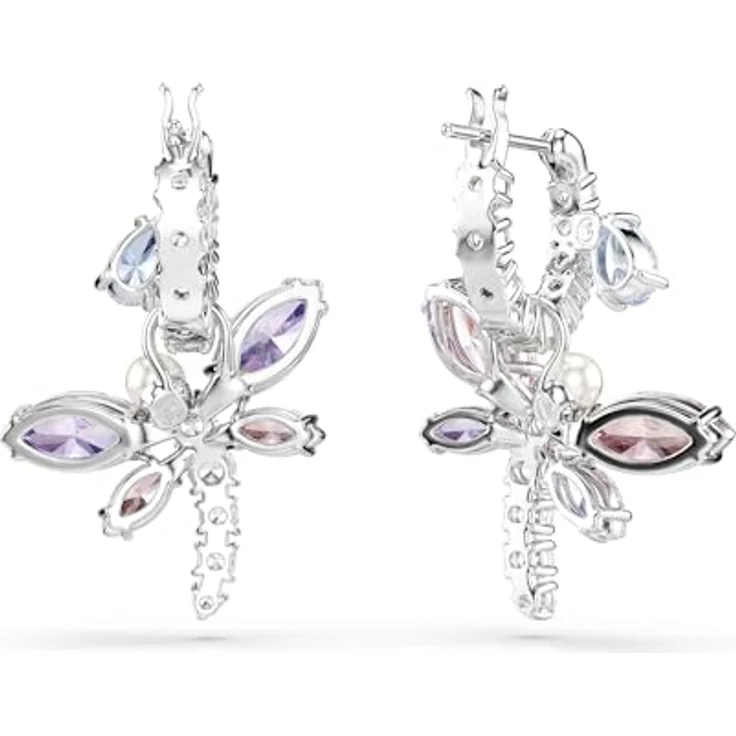 Swarovski x Ariana Grande Drop-Ohrhänger, Libelle mit klaren Swarovski Zirconia, Mehrfarbig, Rhodiniert – Bild 4