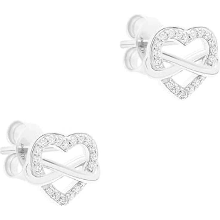 s.Oliver Ohrring 925er Sterlingsilber, Elegante silberne Ohrstecker - wasserfest & hautfreundlich – Bild 1