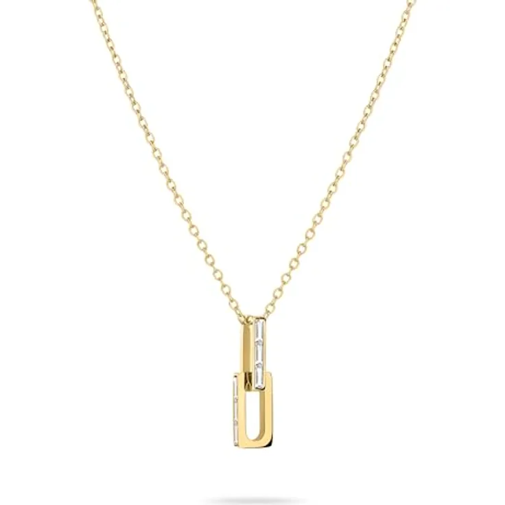 LIEBESKIND Halskette LJ-1365-N-45, Edelstahl in gold, 45 cm mit Karabinerverschluss