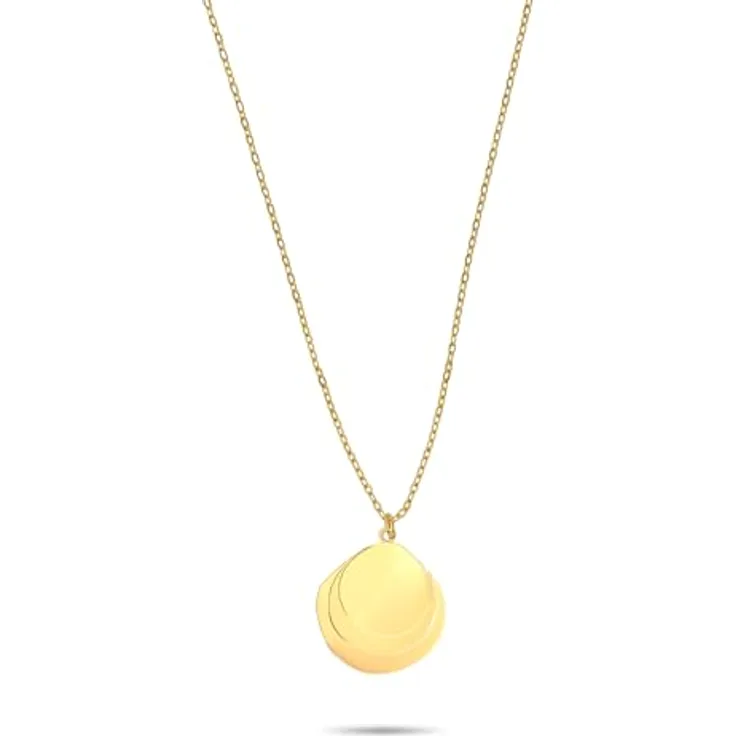 Liebeskind Berlin Halskette LJ-1656-N-50, Edelstahl in IP Gold, 50 cm mit Karabinerverschluss