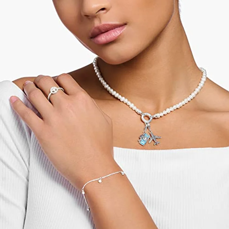 THOMAS SABO Charm-Anhänger Retro Kamera, recyceltes 925 Sterlingsilber, Charm Club Anhänger mit Karabinerhaken – Bild 3