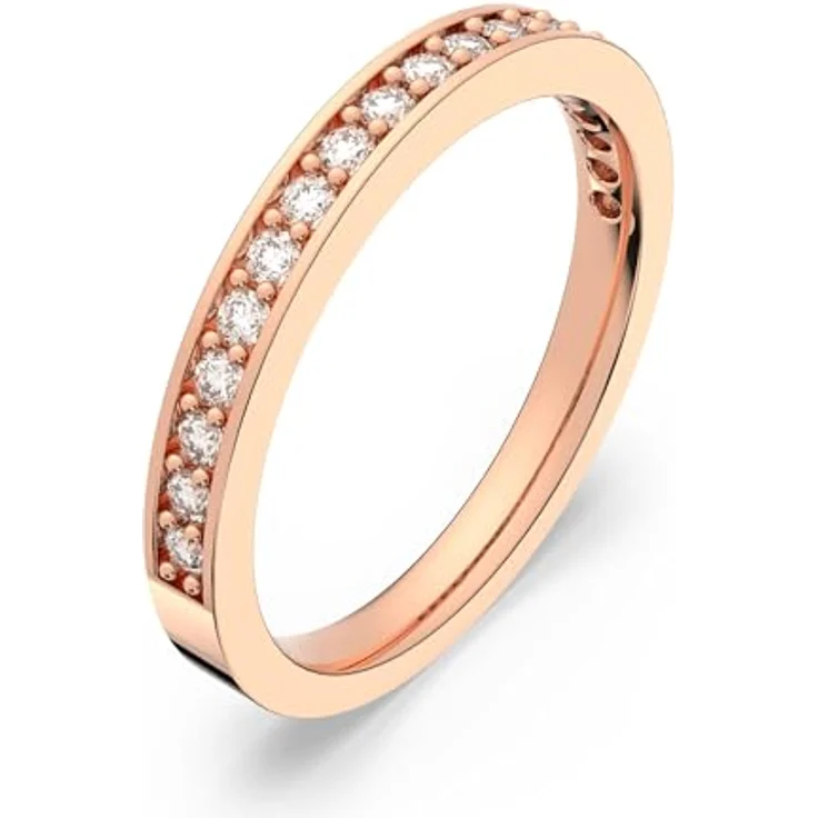 SWAROVSKI Damenring - Edelstahl Kristall, roségold plattiert, Ringgröße 58, 5032901 – Bild 2