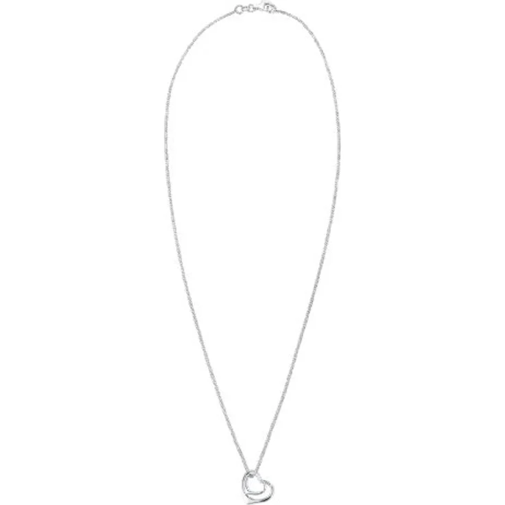 Elli Damen-Kette mit Anhänger Herz, 925 Sterling Silber, anlaufgeschützt, hochglanzpoliert, 45cm Länge – Bild 3