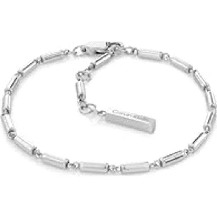 Calvin Klein CK STACKED Set aus 3 Armbändern für Damen aus poliertem Edelstahl, inklusive Stretcharmband und Kettenarmband, ideal zum Layering – Bild 3