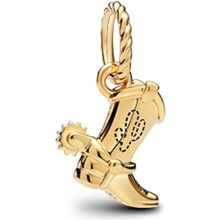 Pandora Charm-Einhänger 764606C01, Vergoldet, Cowboystiefel Design, Disney Toy Story, 14k Goldmetall – Bild 1