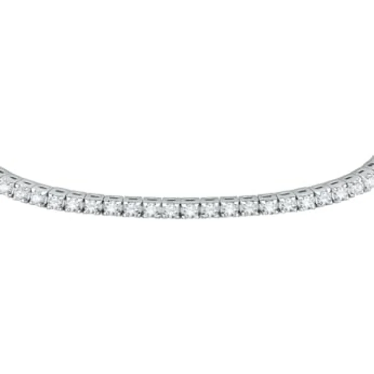 CHRIST Damen-Armband 750er Weißgold mit 62 Diamanten, One Size – Bild 4