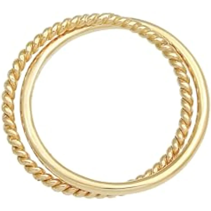 Elli Damenring Wickel Klassisch Filigran Twisted Trend, 925 Sterling Silber, Handgefertigt – Bild 3