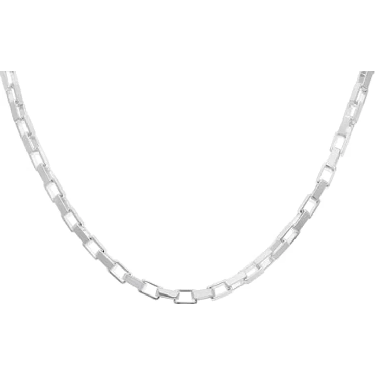 trendor Herren-Halskette 925 Silber Venezia, 3,9 mm, modischer Halsschmuck aus echtem Sterlingsilber, 45 cm, ideal als Geschenk Idee – Bild 1