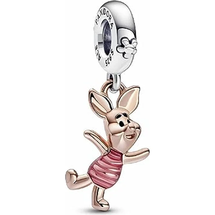 PANDORA Disney Winnie Puuh Ferkel Charm-Anhänger, 925-Sterling Bead – Bild 1
