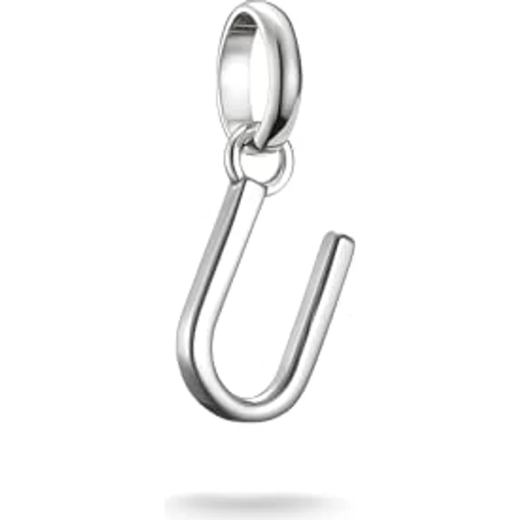 Thomas Sabo Charm Club Connect Charm-Anhänger Buchstabe U aus recyceltem 925 Silber mit filigraner Öse, CC1227-001-21 – Bild 1