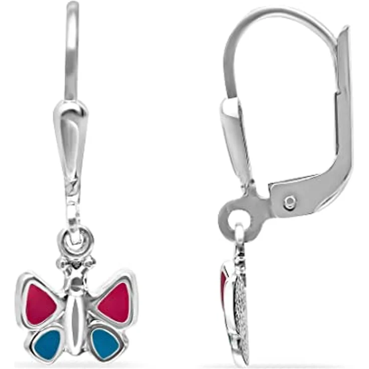 LITTLE FRIENDS FAVS Mädchen-Ohrhänger 925er Silber, 2,2 cm lang, Geschenkbox – Bild 3