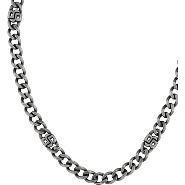 HUGO BOSS BOSS Double B Absolute, Edelstahl Gliederhalskette für Herren mit antiker IP-Beschichtung und magnetischem Verschluss - 1580744 – Bild 2