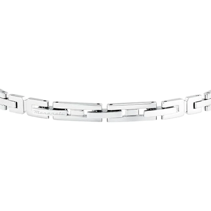 Maserati Herrenarmband DIAMONDS Kollektion, Edelstahl mit natürlichen Diamanten, 18+3,5 cm, Clipverschluss, Geschenkidee - JM125ATY22 – Bild 3