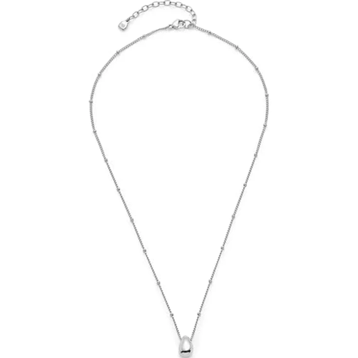 JEWELS BY LEONARDO Halskette Ciao Clothilde, silberfarbener Edelstahl mit Tropfenanhänger, 42-47 cm, trendige Damen-Schmuckstück in Geschenkverpackung – Bild 1