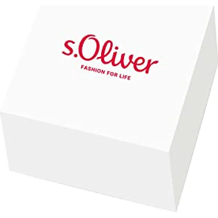 s.Oliver Anker-Ohrringe für Damen, Zirkonia / 925 Sterling Silber, Rhodiniert, 11x10 mm – Bild 5