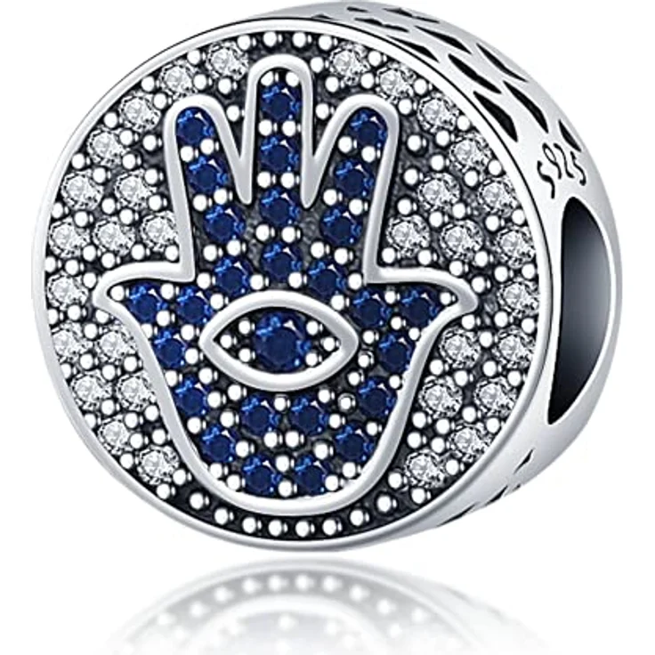 Pandach Charm Anhänger Damen, 925 Sterling Silber mit Zirkonia, kompatibel mit europäischen Armbändern und Halsketten – Bild 1
