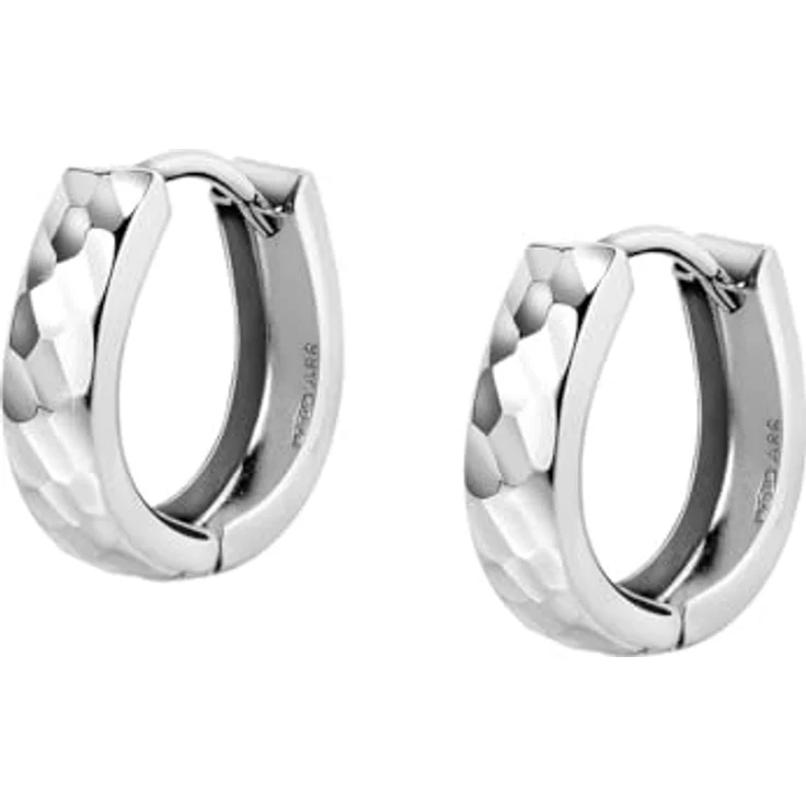 CHRIST Damen-Creolen 585er Weißgold, zeitloser Schmuck für Damen – Bild 3