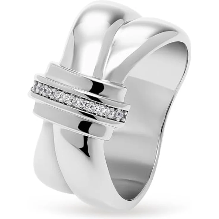 JETTE Damenring 925er Silber mit 13 Zirkonia, Silber 32025585 – Bild 1