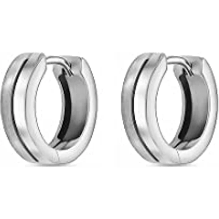 FAVS Damen-Creolen 925er Silber, klassischer Ohrschmuck in Silber, One Size, 88362802 – Bild 1