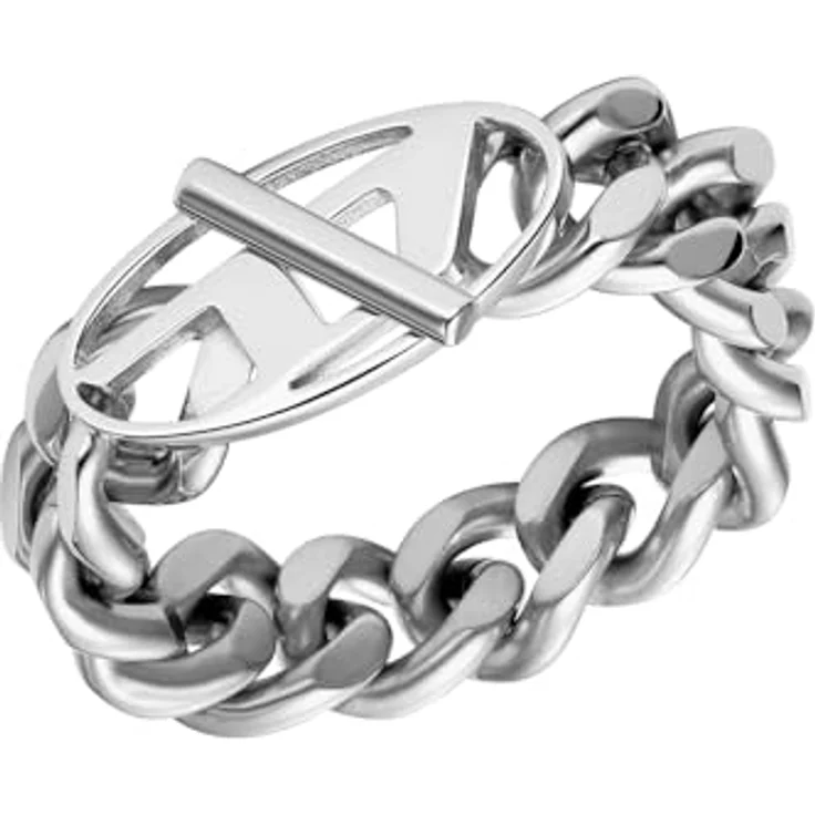 Diesel Fingerring, Edelstahl Schmuckstück mit rebellischem Design und urbanem Flair – Bild 2