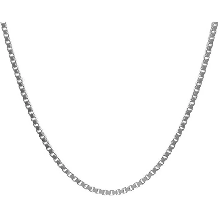 trendor Venezianer Kette 925 Silber, feine Halskette ohne Anhänger, Stärke 0,9 mm, 36-80 cm, poliert, anlaufgeschützt, Made in Germany – Bild 2
