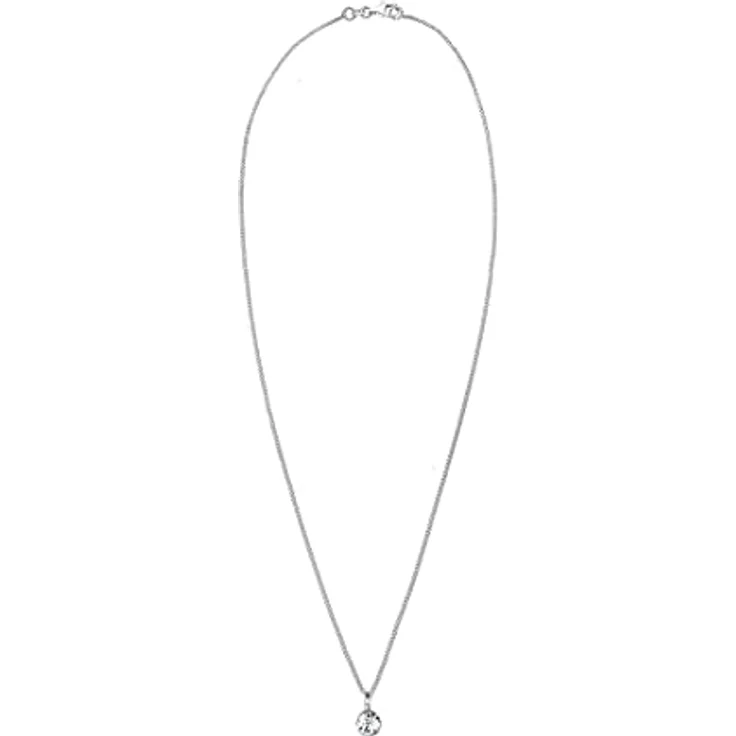 Elli Halskette Damen Basic Solitär mit Kristall, 925 Sterling Silber, Handgefertigt, Anlaufgeschützt – Bild 3