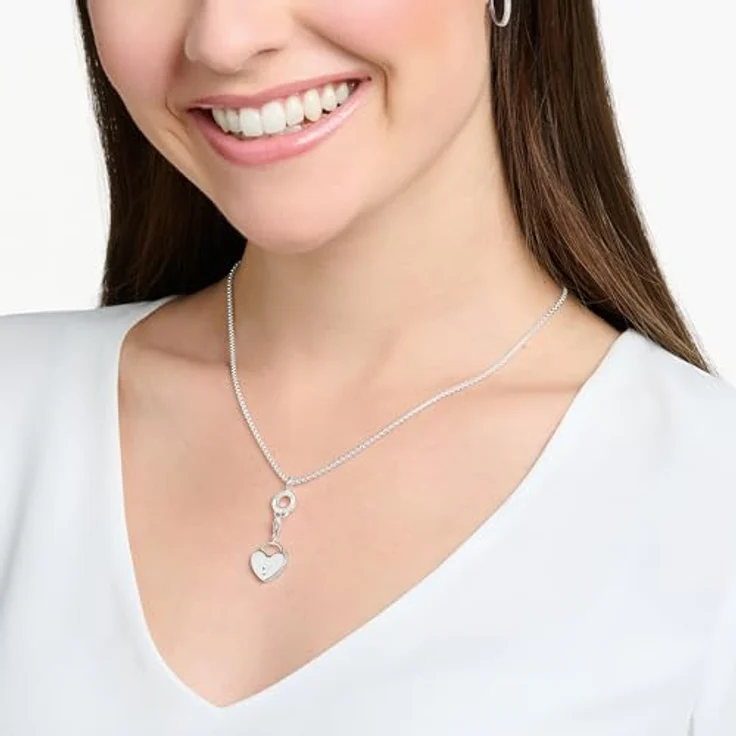 THOMAS SABO Damen-Charm Club-Anhänger Schloss, 925er Sterlingsilber mit Karabinerhaken – Bild 3