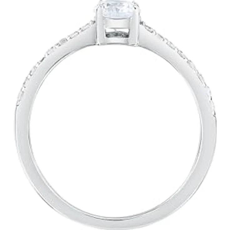Morellato SAIW1790 Damenring, Solitärring aus 925% recyceltem Silber mit weißen Zirkonia, Silberfarben, Größe 14 – Bild 2