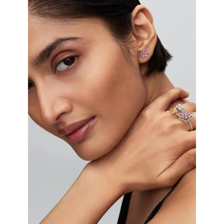PANDORA Damen-Silberring Funkelnder Glücksklee, mit Zirkonia, Ringgröße 50/15,9, silber – Bild 5